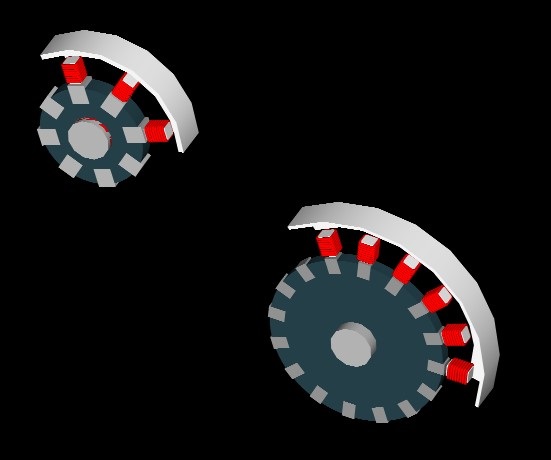 ElectroMagnetic  gearing